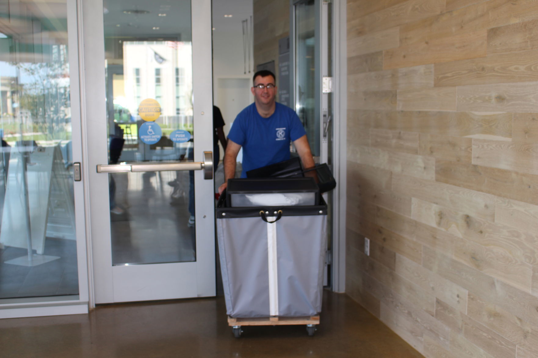 Stockton University freshmen move into the dorms in Atlantic City Saturday, Aug. 31, 2019.